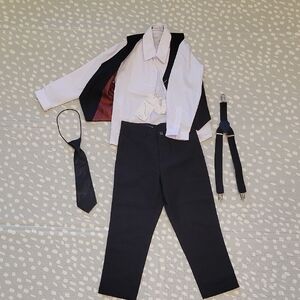 Kids Formal Black and White Matching Set